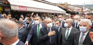 Erdogan stigao u Baščaršijsku džamiju