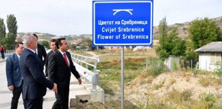 Most u Severnoj Makedoniji nazvan „Cvet Srebrenice“