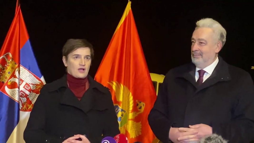 Brnabić: Srbija podržava evrointegracije Crne Gore