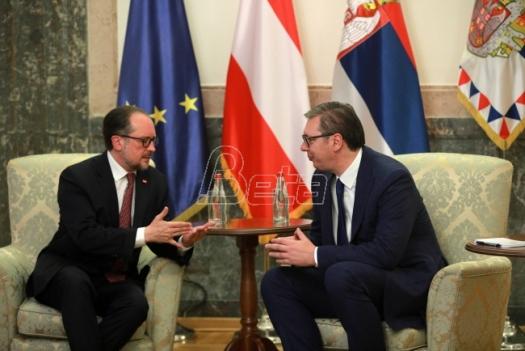 Vučić sa Šalenbergom o saradnji, evrointegracijama Srbije, geopolitičkim pitanjima