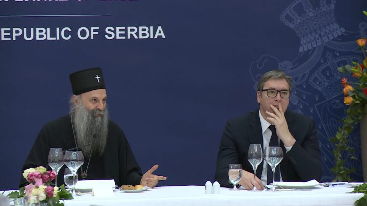 Sadžakov: Patrijarh Porfirije – Vučić u mantiji