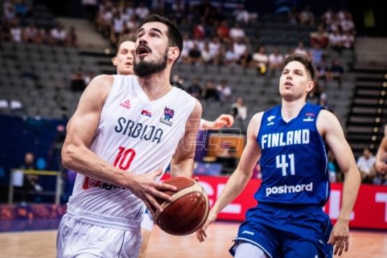 Evrobasket: Srbija ubedljiva protiv Finske (100:70)