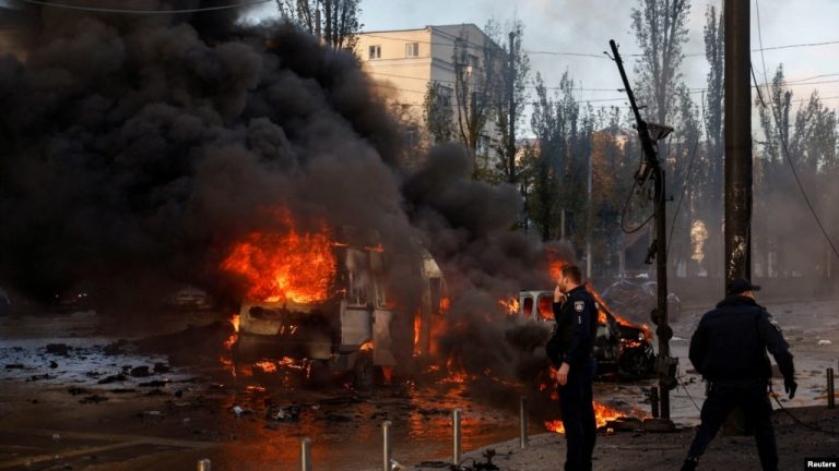 Raketni napadi na Kijev i druge gradove