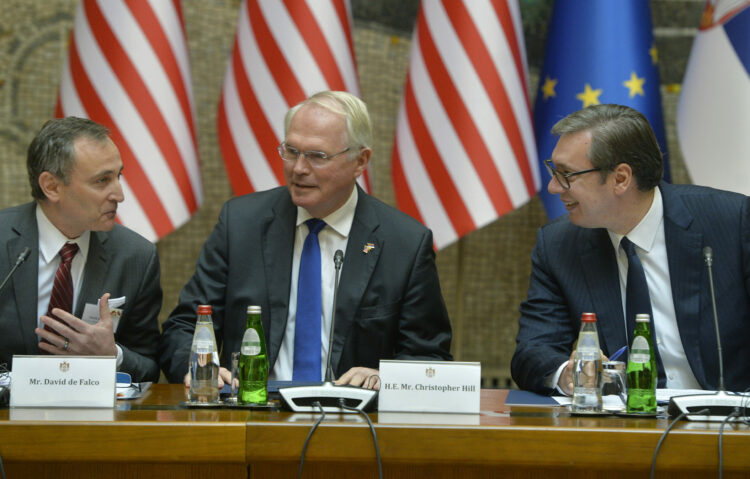 Vučić i Hil razgovarali o odnosima Srbije i SAD, Kosovu i drugim temama