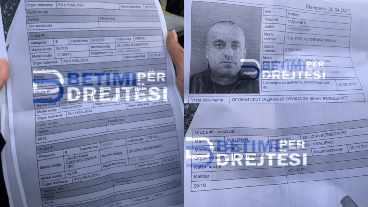 U vozilu u Banjskoj pronađena dokumenta Milana Radoičića
