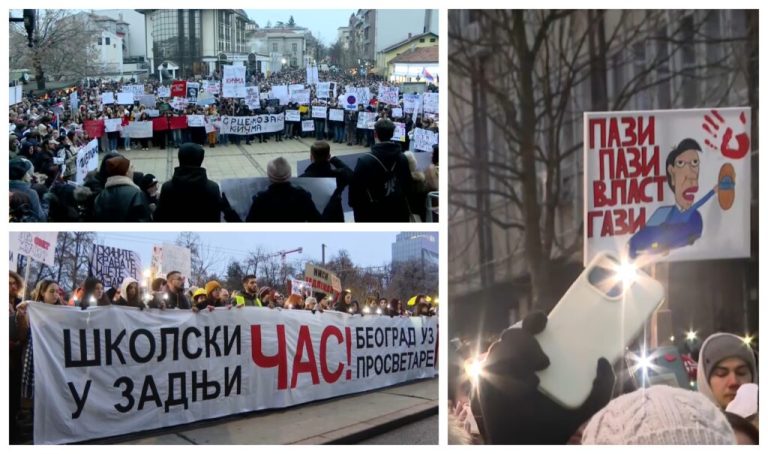 Sutra mora da stane čitava prosveta, poručeno na protestima u više gradova u Srbiji