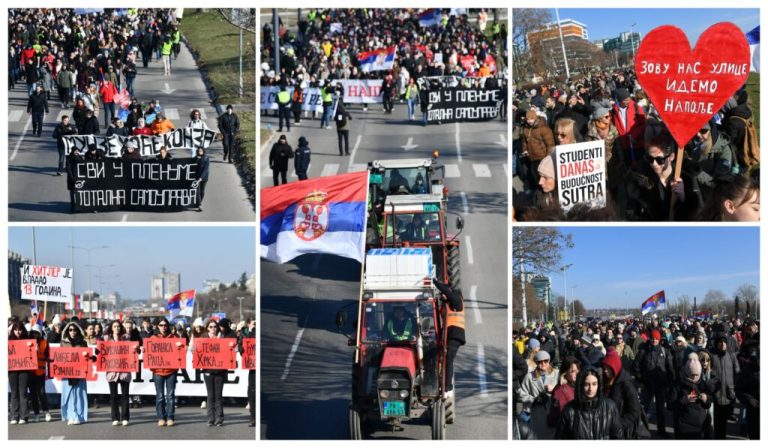 Studenti i poljoprivrednici blokirali Gazelu