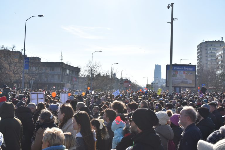 Protest „Novi Beograd šeta za prosvetu“